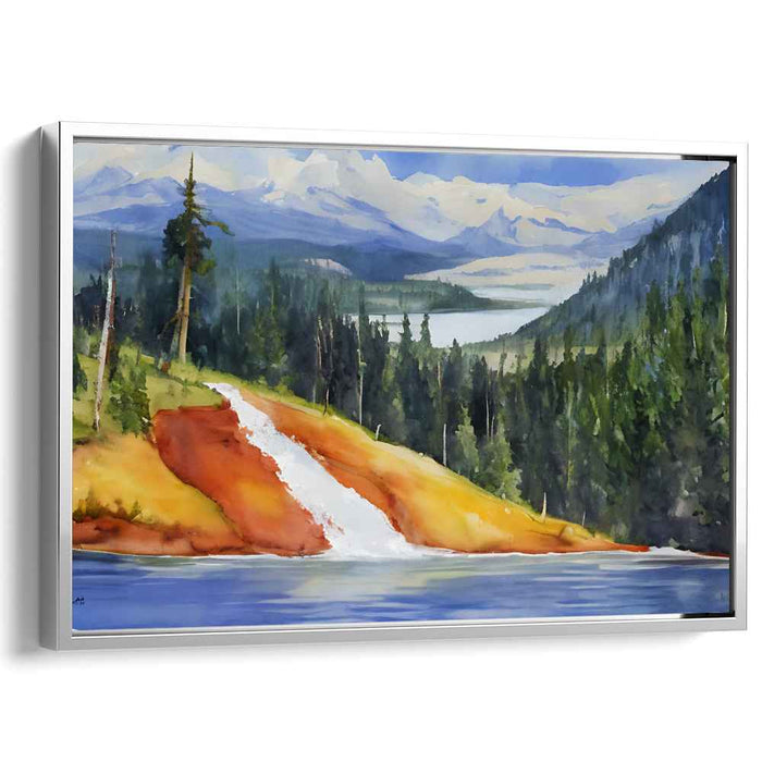 Watercolor Yellowstone National Park #101