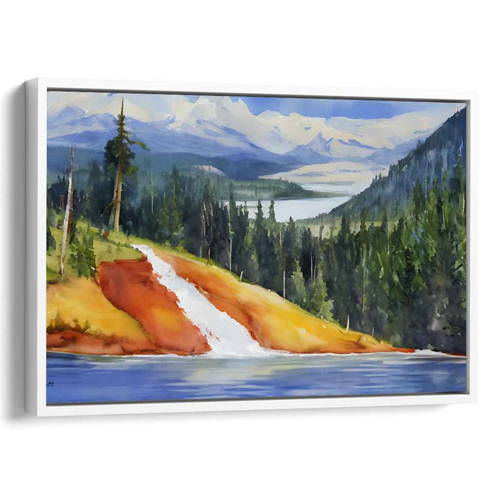 Watercolor Yellowstone National Park #101