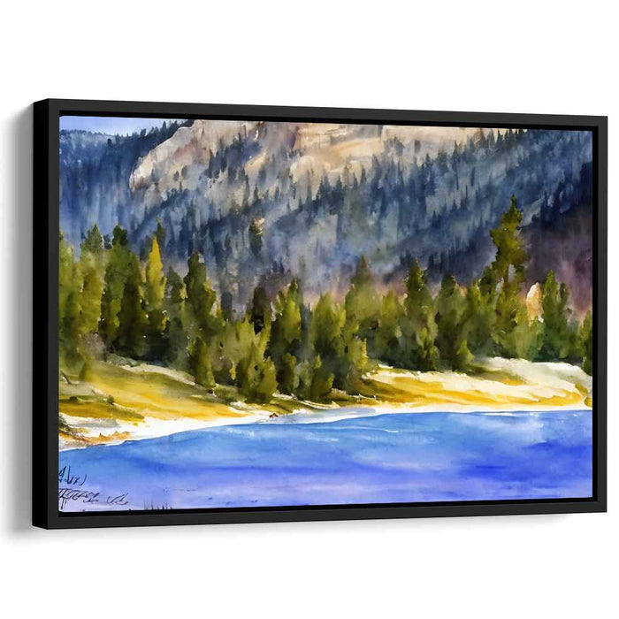 Watercolor Yellowstone National Park #105