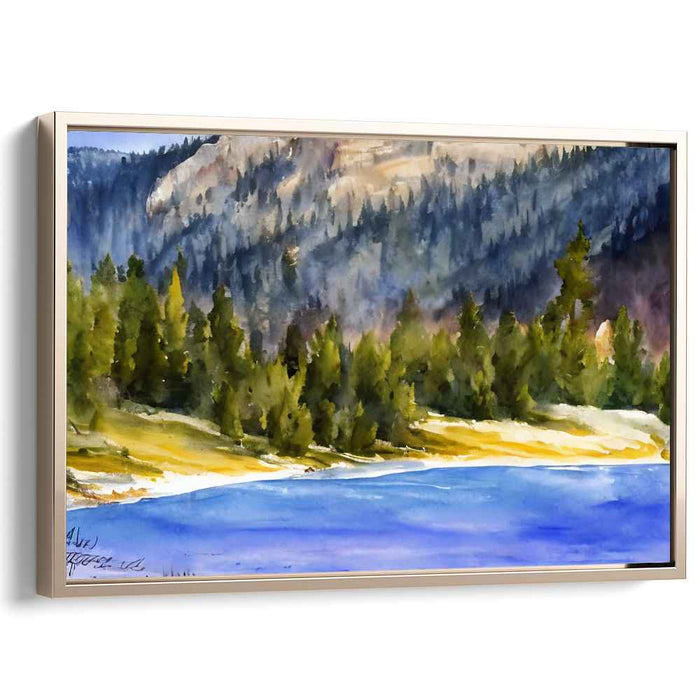 Watercolor Yellowstone National Park #105