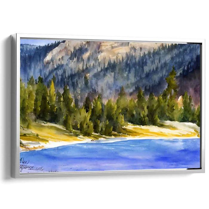 Watercolor Yellowstone National Park #105