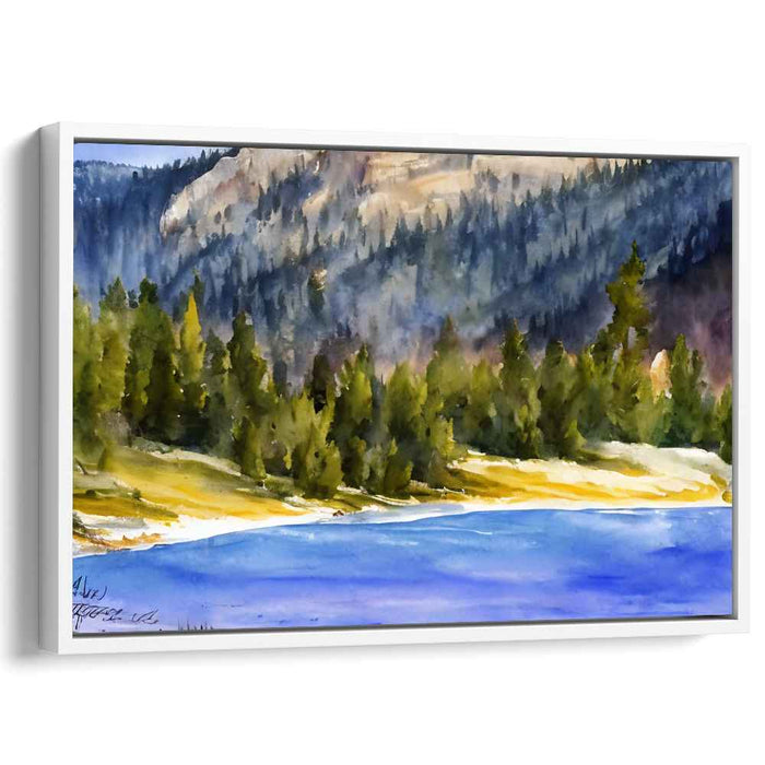Watercolor Yellowstone National Park #105