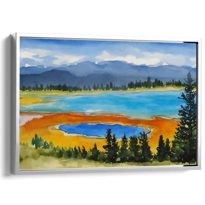 Watercolor Yellowstone National Park #112