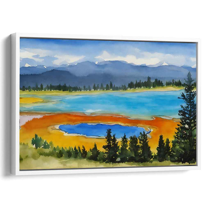 Watercolor Yellowstone National Park #112