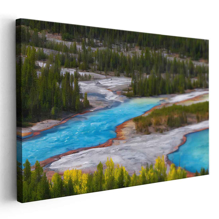 Watercolor Yellowstone National Park #116