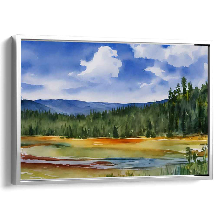 Watercolor Yellowstone National Park #118