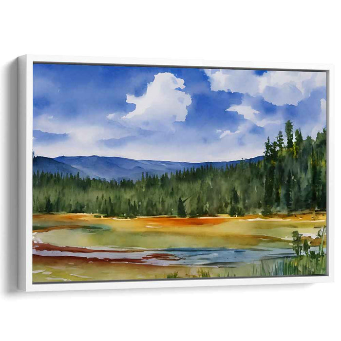 Watercolor Yellowstone National Park #118