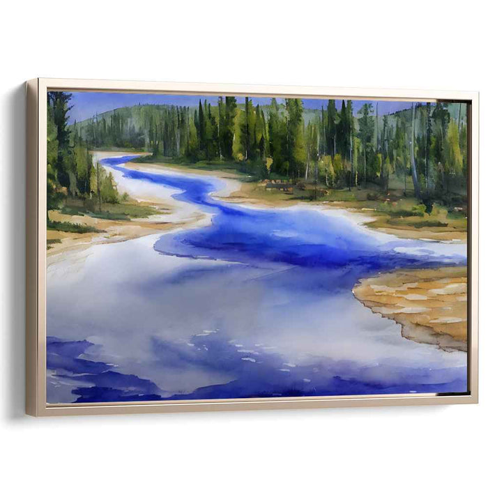 Watercolor Yellowstone National Park #121