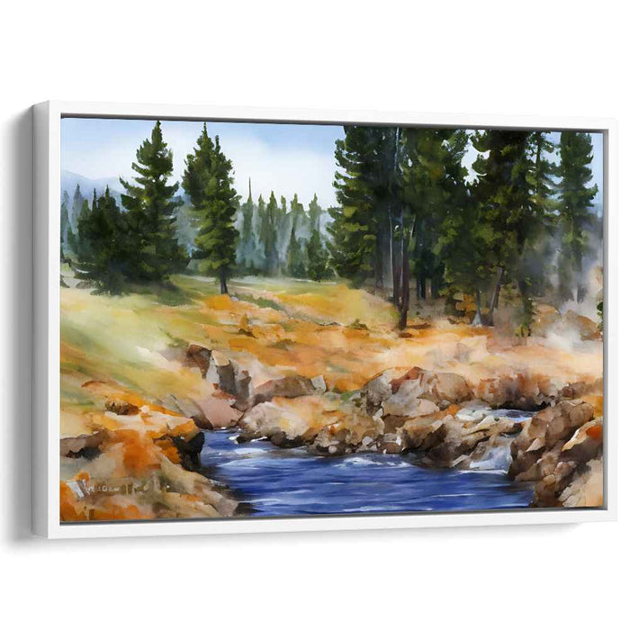Watercolor Yellowstone National Park #125