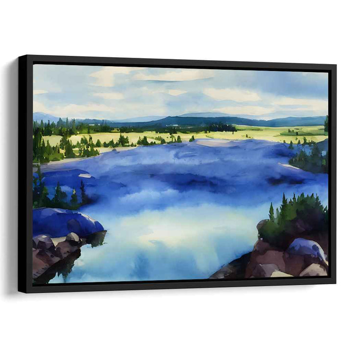 Watercolor Yellowstone National Park #131