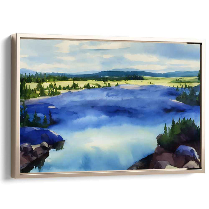 Watercolor Yellowstone National Park #131