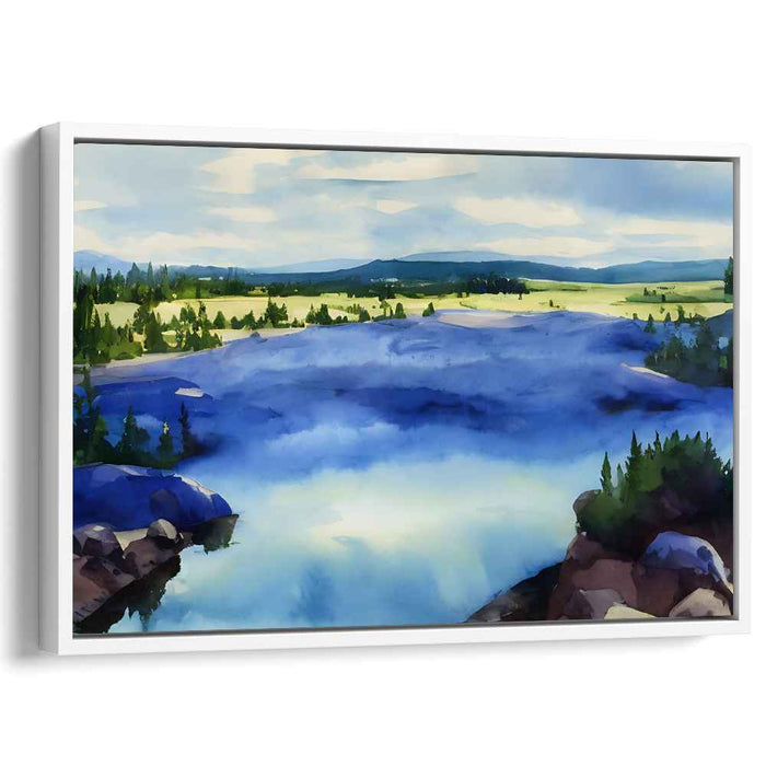 Watercolor Yellowstone National Park #131