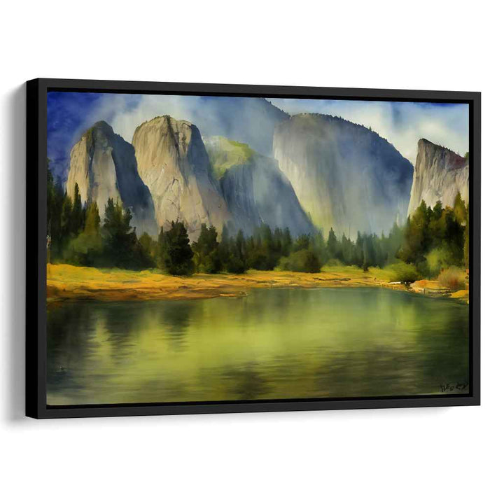 Watercolor Yosemite Valley #105