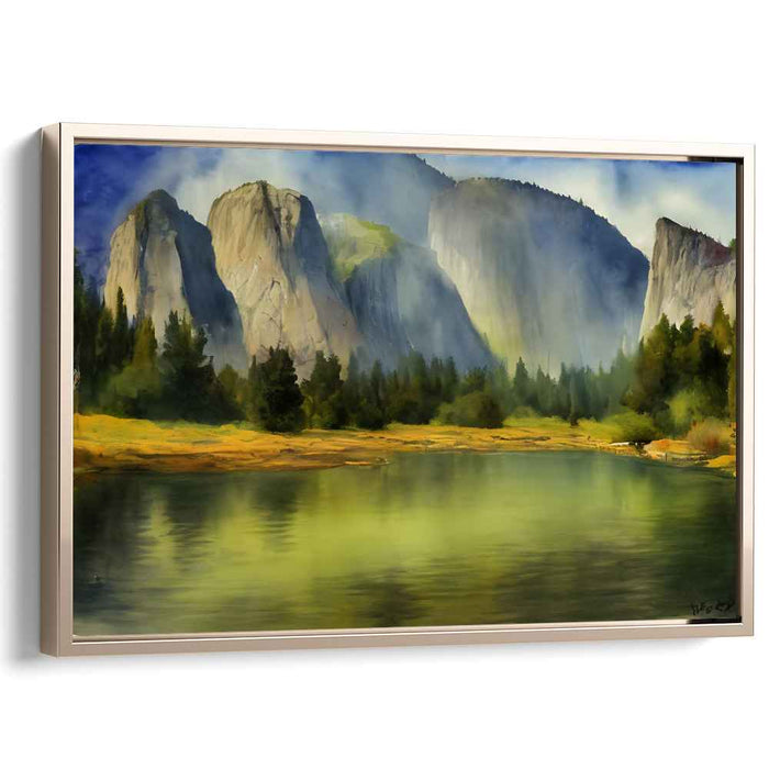 Watercolor Yosemite Valley #105