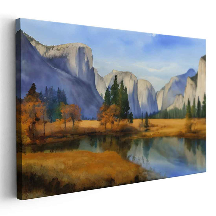 Watercolor Yosemite Valley #106