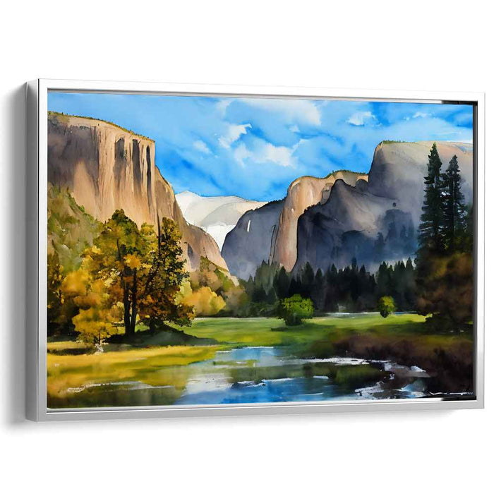 Watercolor Yosemite Valley #108