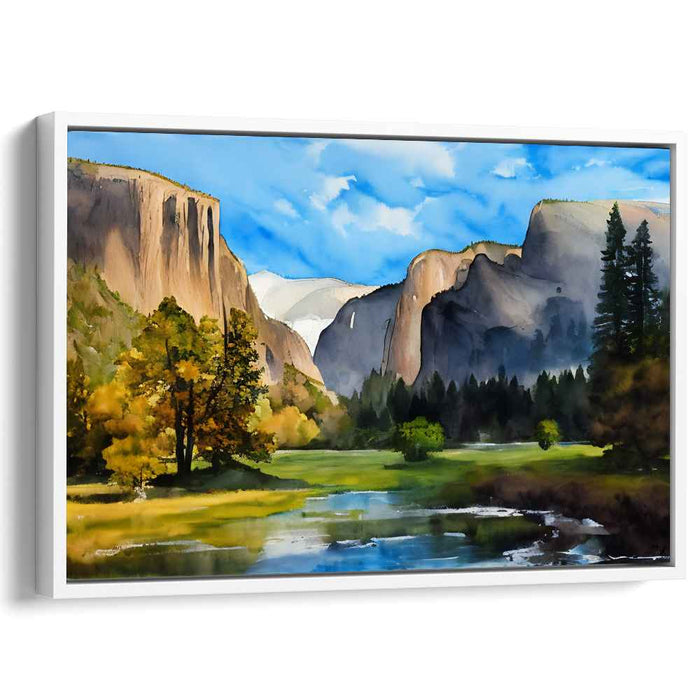 Watercolor Yosemite Valley #108
