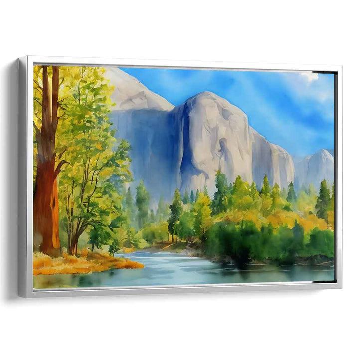 Watercolor Yosemite Valley #111