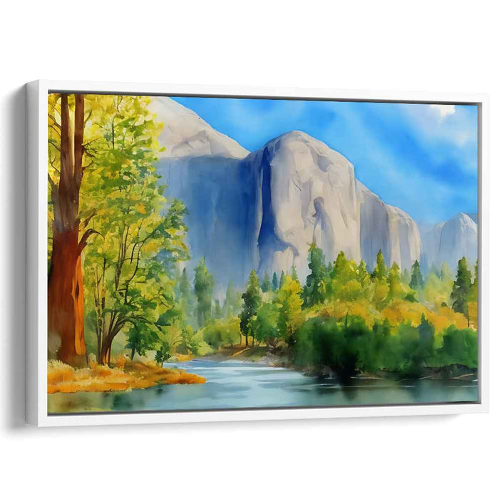 Watercolor Yosemite Valley #111