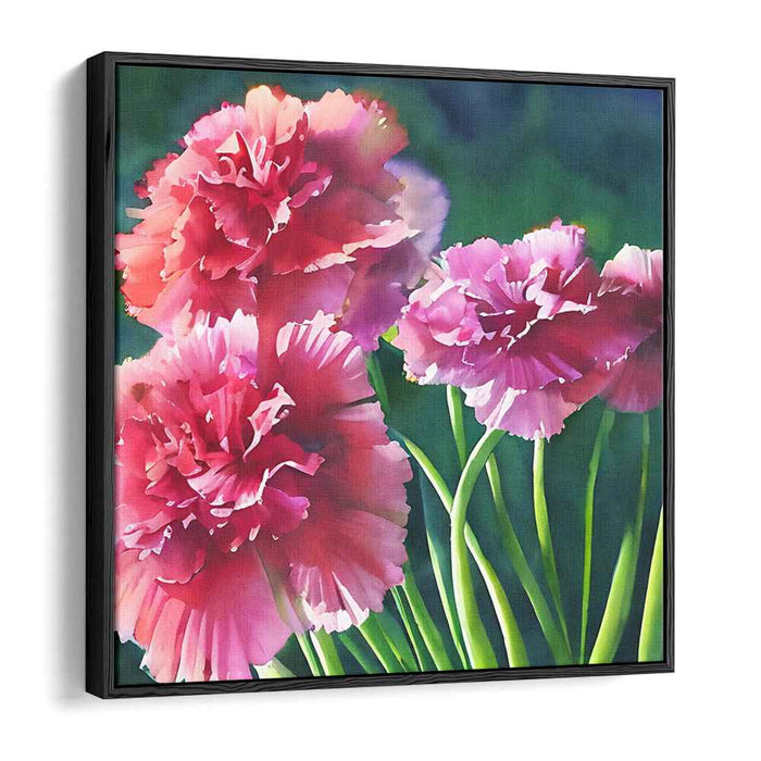 Watercolour Painting Carnations #003