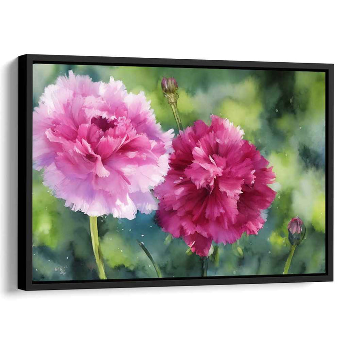 Watercolour Painting Carnations #115