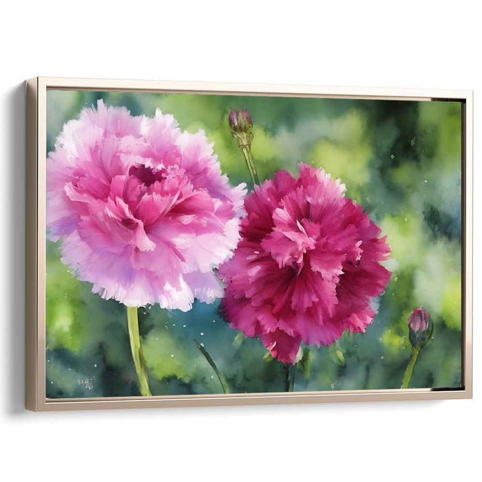 Watercolour Painting Carnations #115