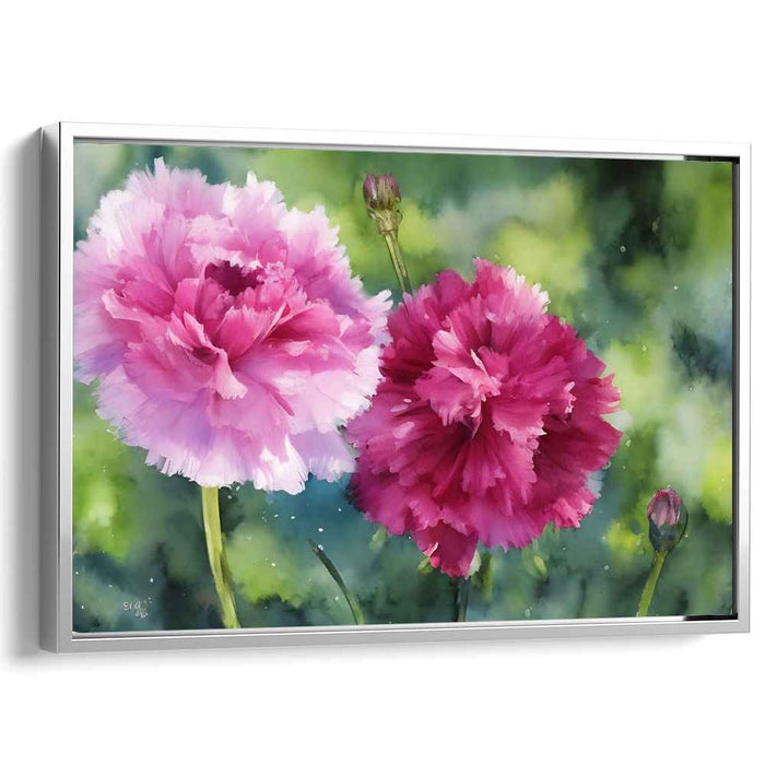 Watercolour Painting Carnations #115