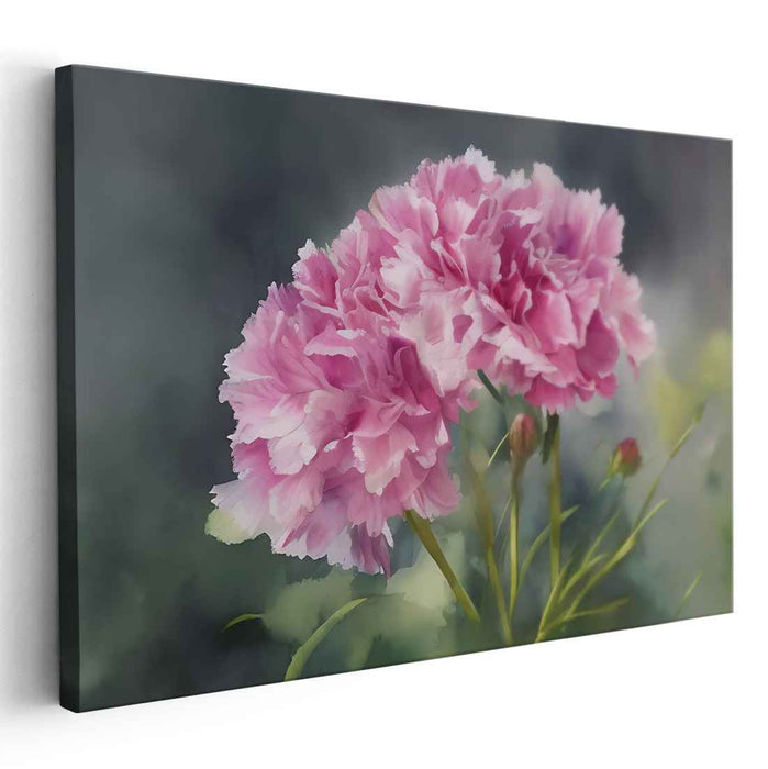 Watercolour Painting Carnations #116