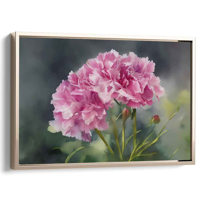 Watercolour Painting Carnations #116