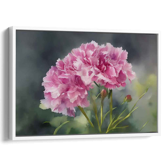 Watercolour Painting Carnations #116