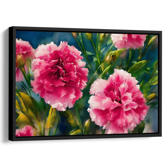 Watercolour Painting Carnations #128