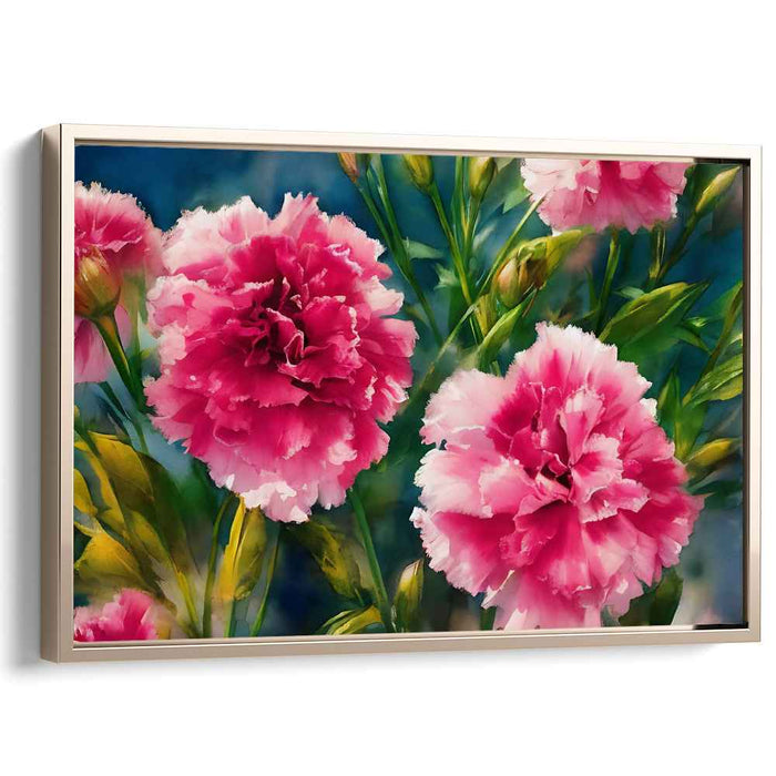 Watercolour Painting Carnations #128