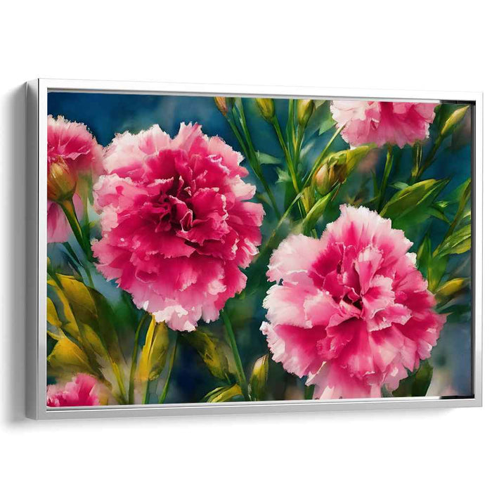 Watercolour Painting Carnations #128