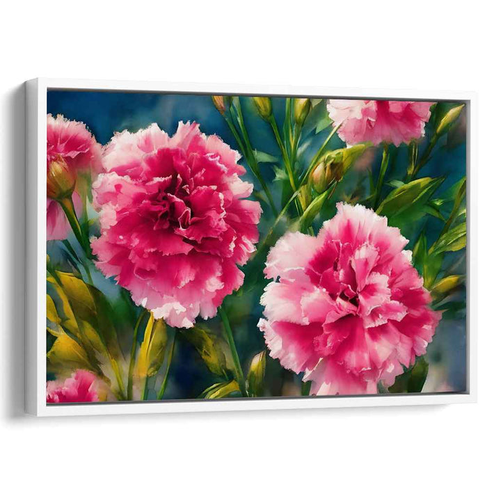 Watercolour Painting Carnations #128