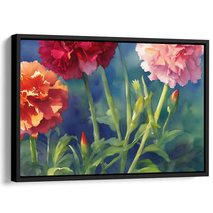 Watercolour Painting Carnations #137