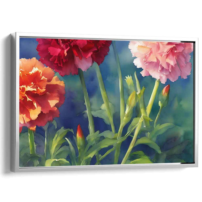 Watercolour Painting Carnations #137