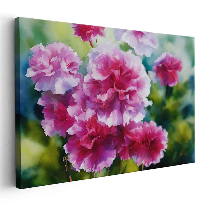 Watercolour Painting Carnations #141