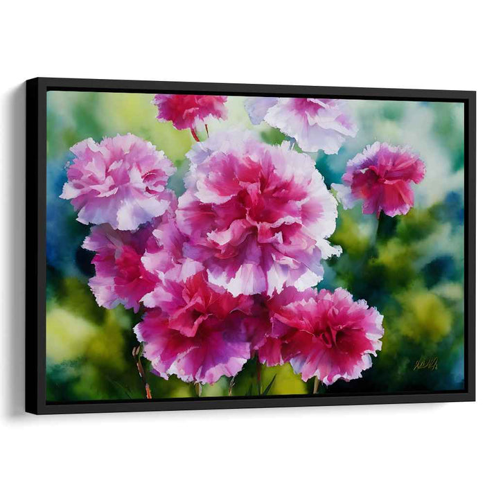 Watercolour Painting Carnations #141