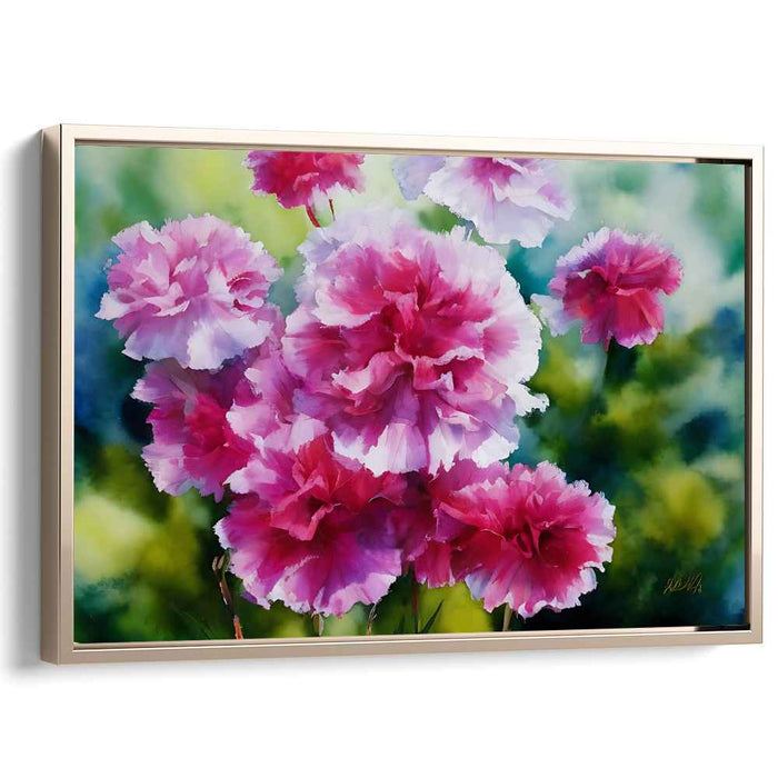 Watercolour Painting Carnations #141