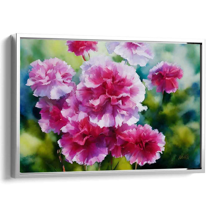 Watercolour Painting Carnations #141