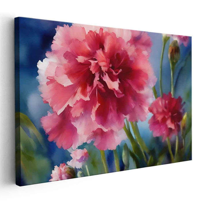 Watercolour Painting Carnations #145