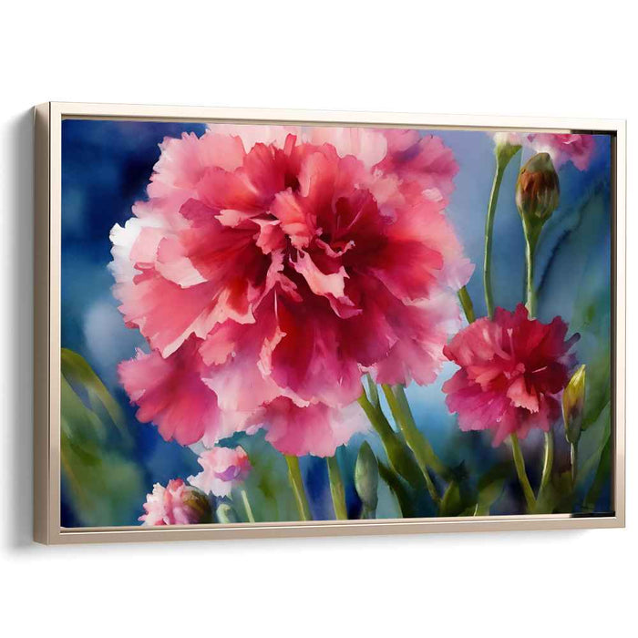 Watercolour Painting Carnations #145