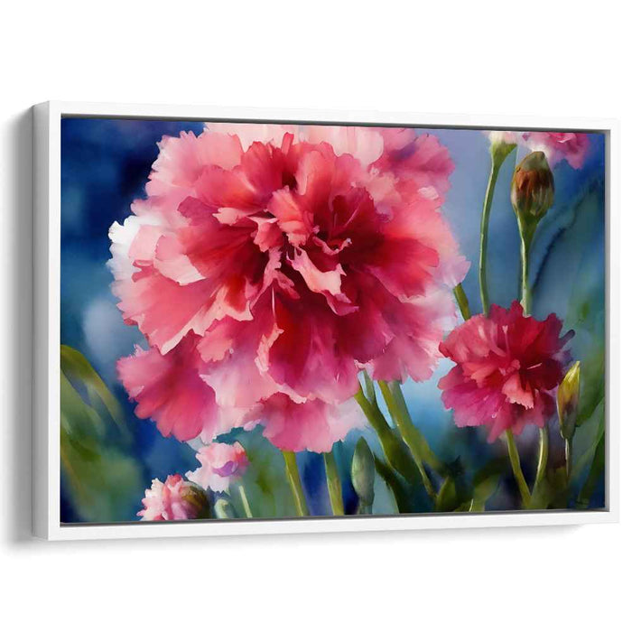 Watercolour Painting Carnations #145