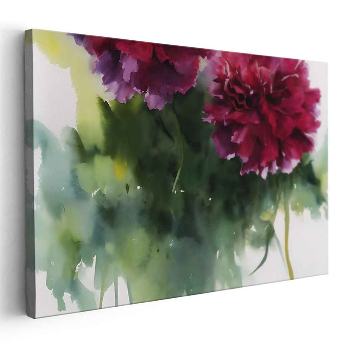 Whispering Petals Mirage: Watercolor Floral Dreamscape