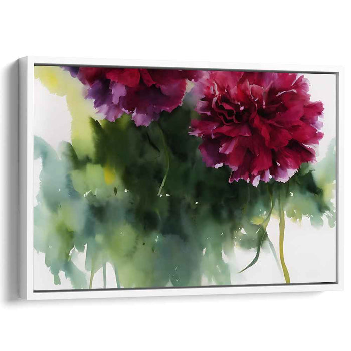 Whispering Petals Mirage: Watercolor Floral Dreamscape