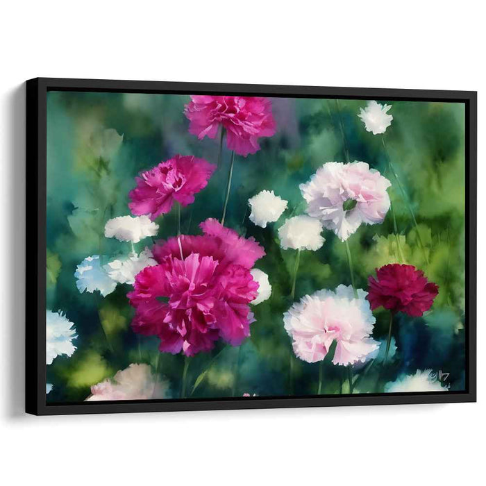 Watercolour Painting Carnations #158