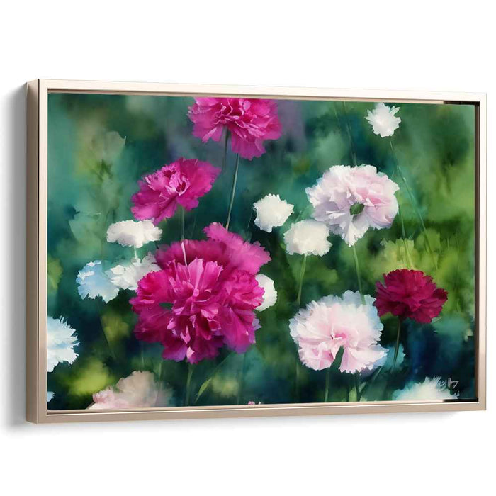 Watercolour Painting Carnations #158