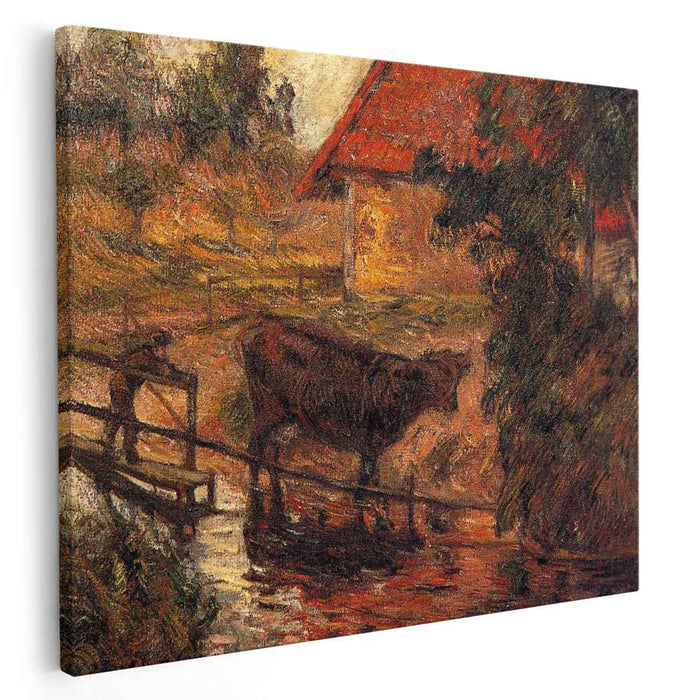 Watering place (1885) by Paul Gauguin