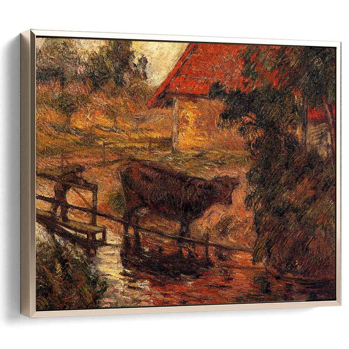 Watering place (1885) by Paul Gauguin