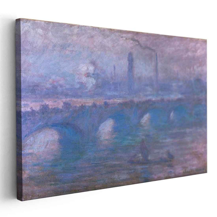 Waterloo Bridge, Misty Morning by Claude Monet